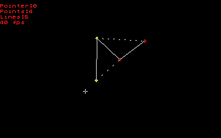 2D Verlet Integrating Physics Engine with Border Collisions atari screenshot